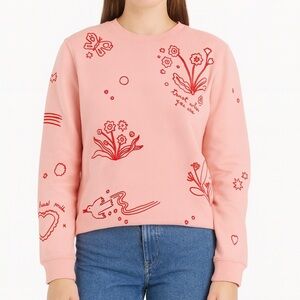 ban.do Secret Messages Pullover Pink Constrast Medium